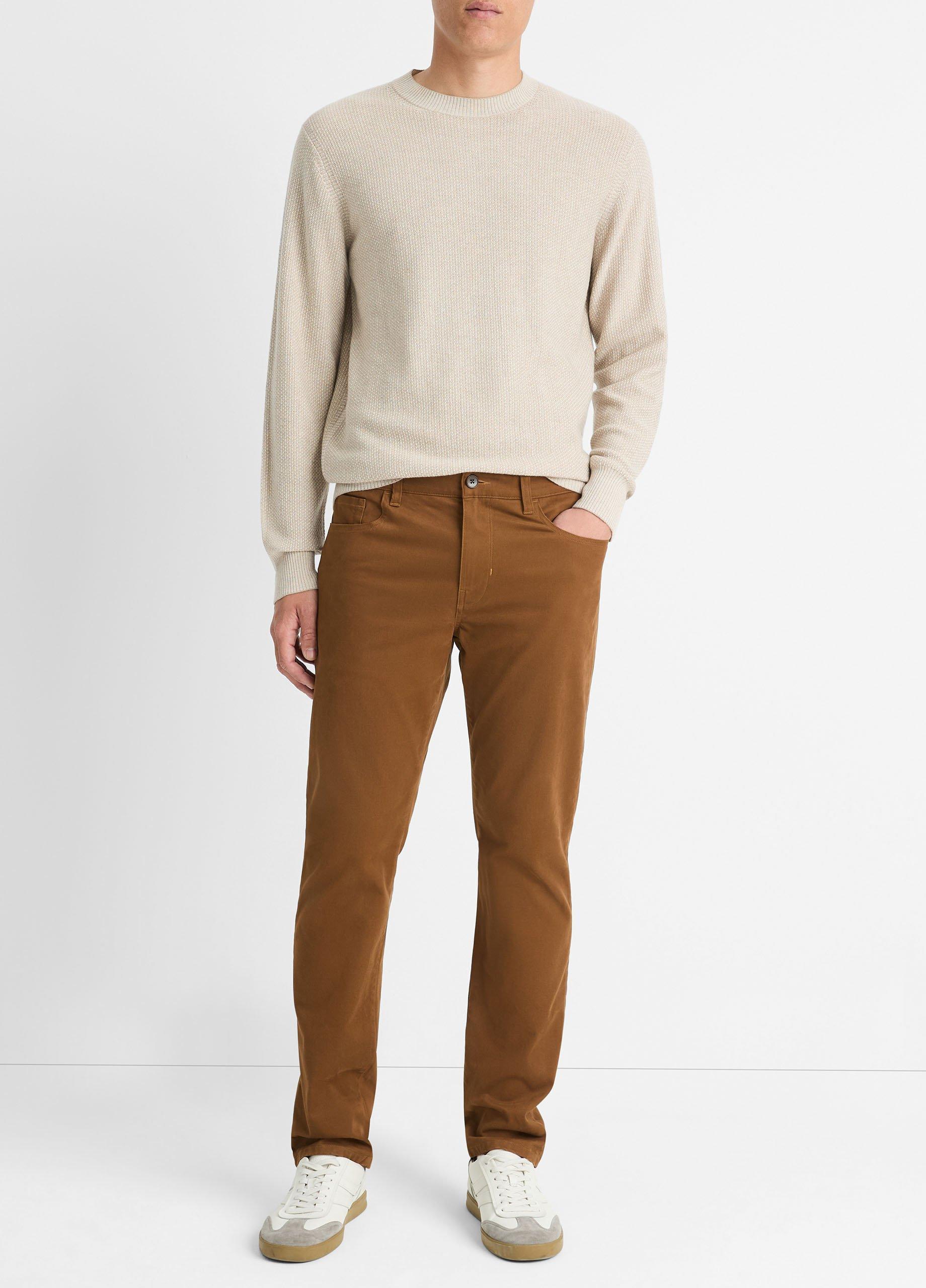 Dylan Slim 5-Pocket Peached Stretch-Cotton Pant Product Image