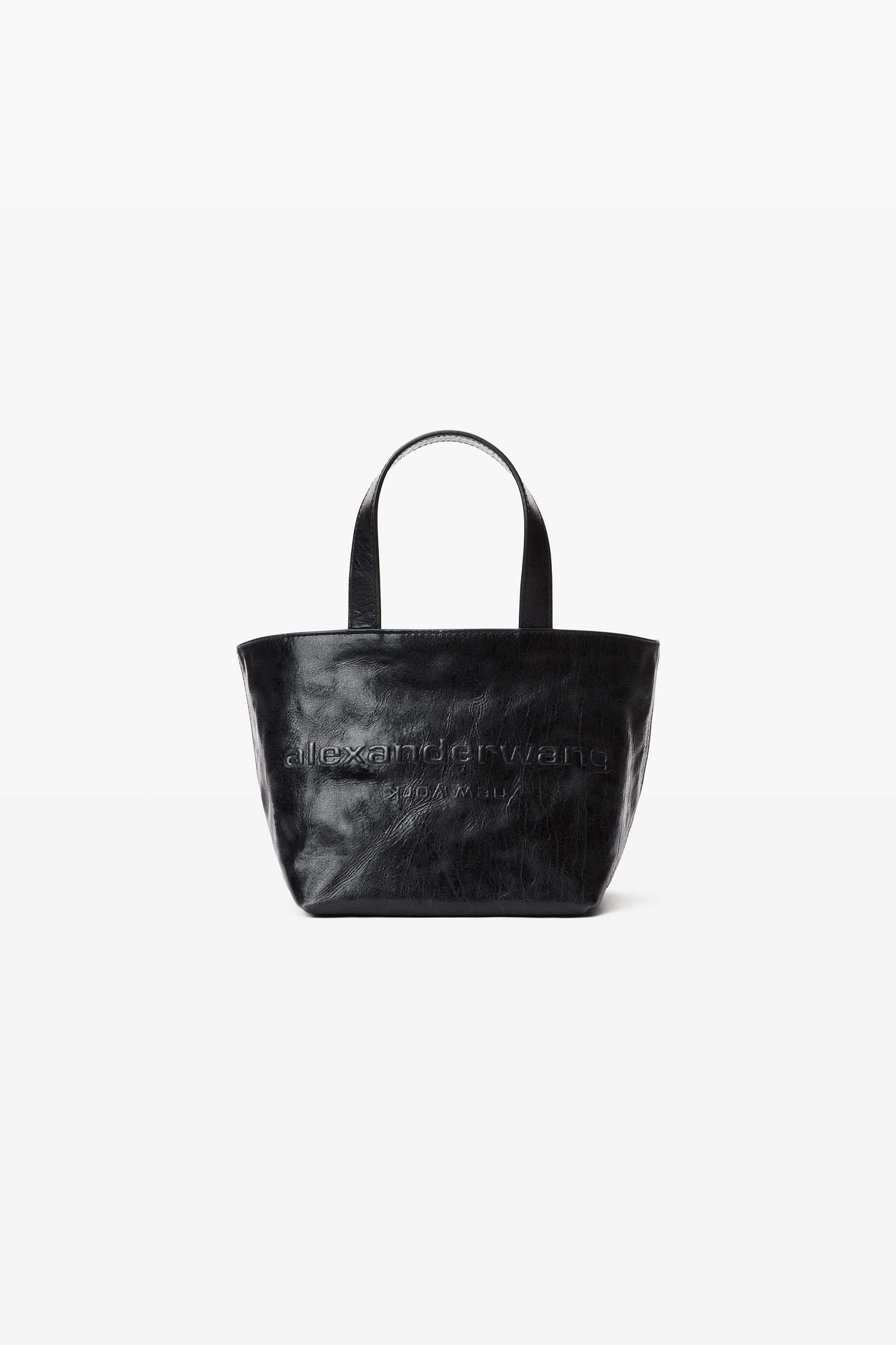 Punch Small Tote In Crackle Patent Leather Product Image