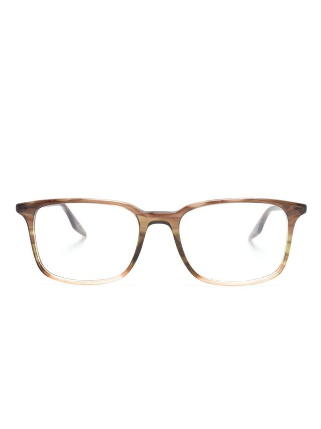 RAY BAN Tortoiseshell Rectangle-frame Glasses In Brown Product Image