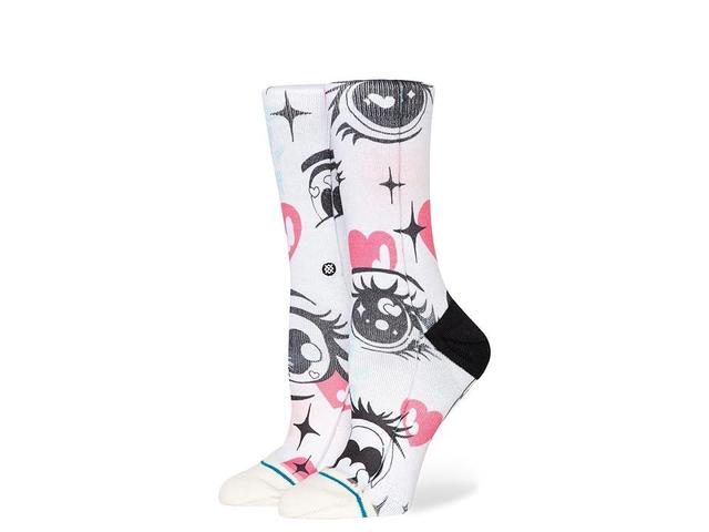 Stance For U Only (Canvas) Women's Crew Cut Socks Shoes Product Image