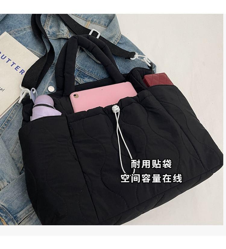 Drawstring Multi-Pocket Tote Bag Product Image