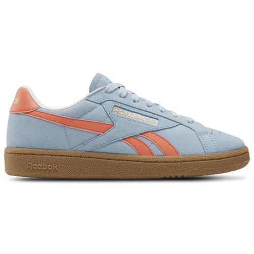 Reebok Womens Reebok Club C Grounds UK - Womens Running Shoes Soft Blue/Supercharged Coral/Gum Product Image