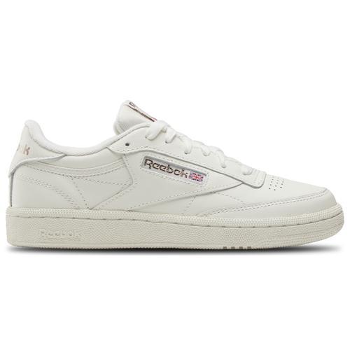 Reebok Womens Club C 85 - Running Shoes Chalk/Paperwhite/Glen Green Product Image