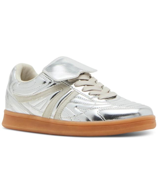 Steve Madden Womens Madrid Foldover Lace Up Sneakers Product Image