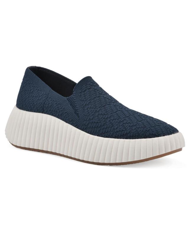 White Mountain Womens Daylight Slip-On Platform Sneakers Product Image