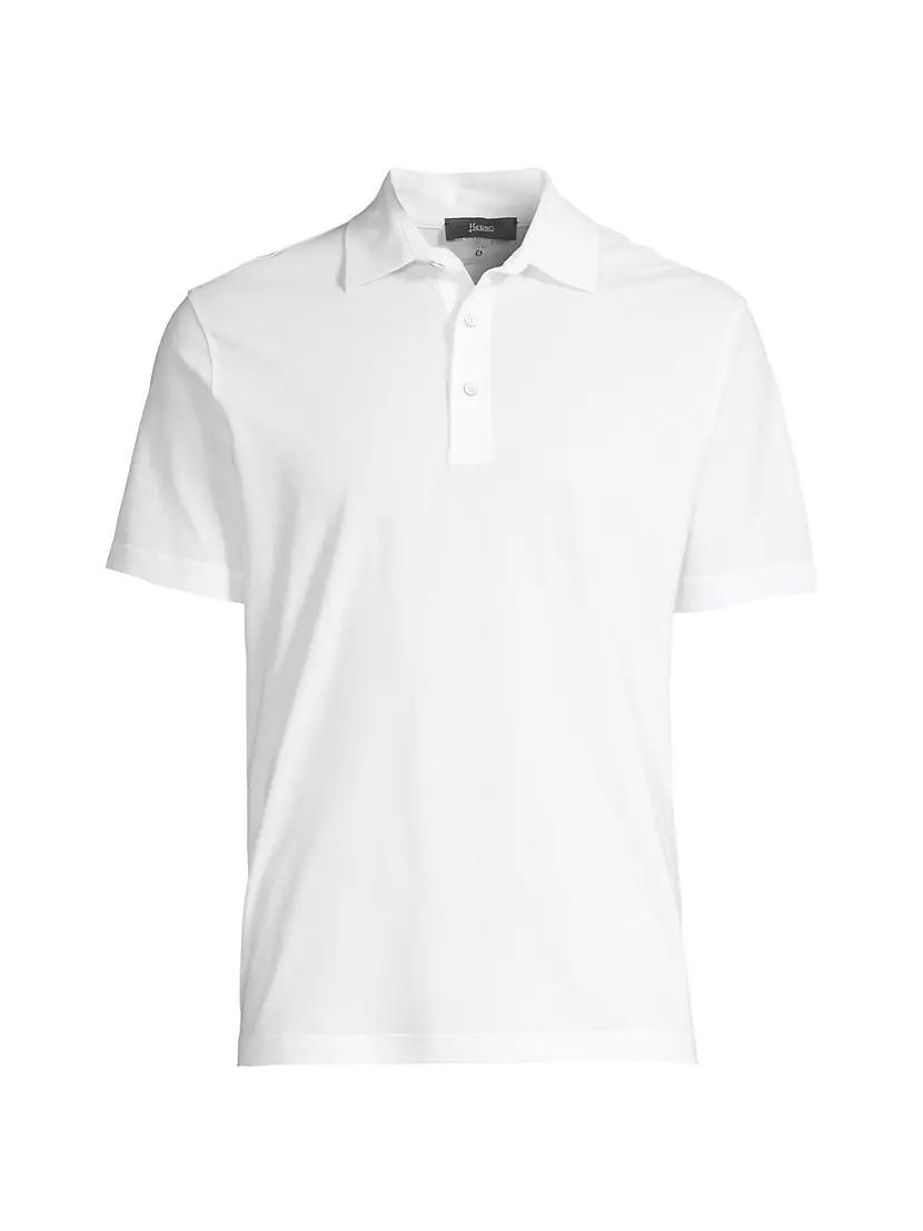 Jersey Crepe Polo Shirt Product Image