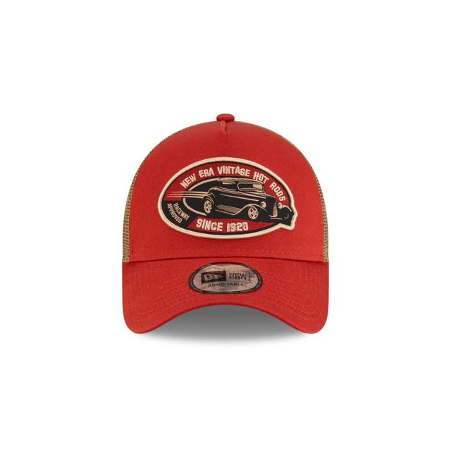 New Era Cap Red Hot Rod 9FORTY A-Frame Trucker Hat Male Product Image