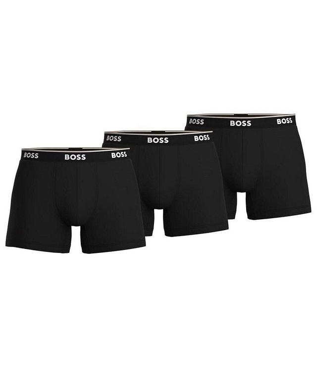 Hugo Boss Solid Boxer Briefs 3-Pack Product Image