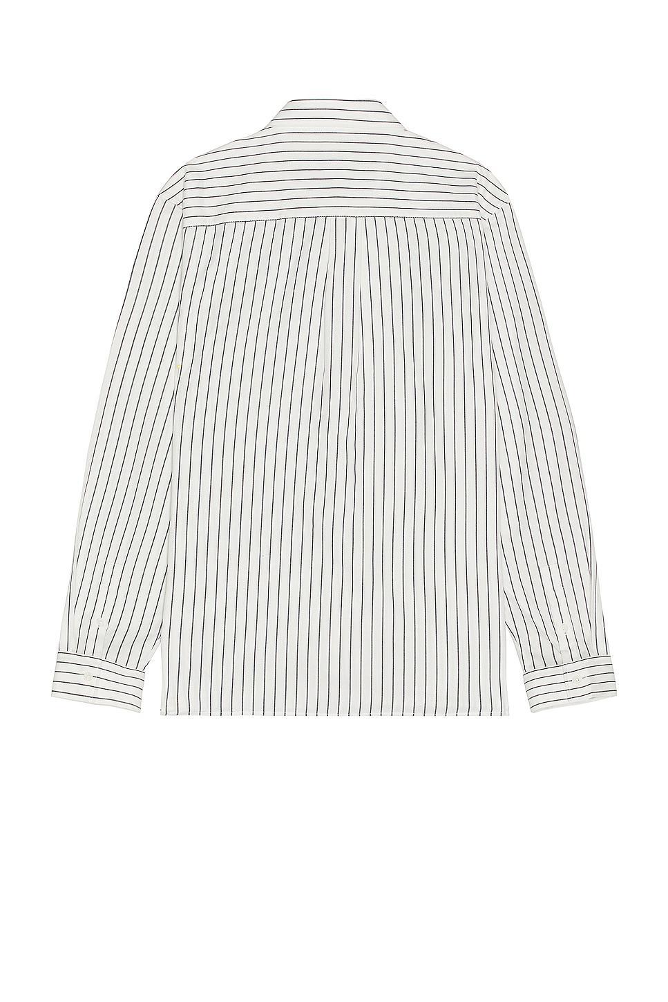 FRAME Classic Stripe Shirt White. (also in ). Product Image