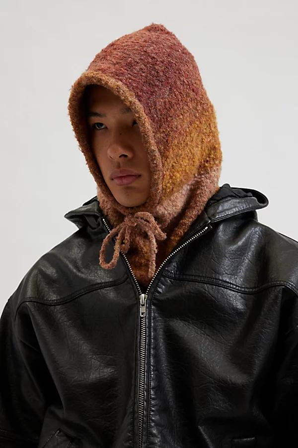 Ombre Knit Balaclava Hood Mens at Urban Outfitters Product Image