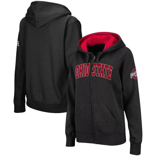 Womens Ohio State Buckeyes Arched Name Full-Zip Hoodie Product Image