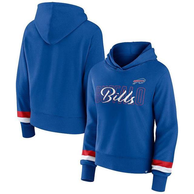 Womens Fanatics Branded Royal Buffalo Bills Over Under Pullover Hoodie Product Image