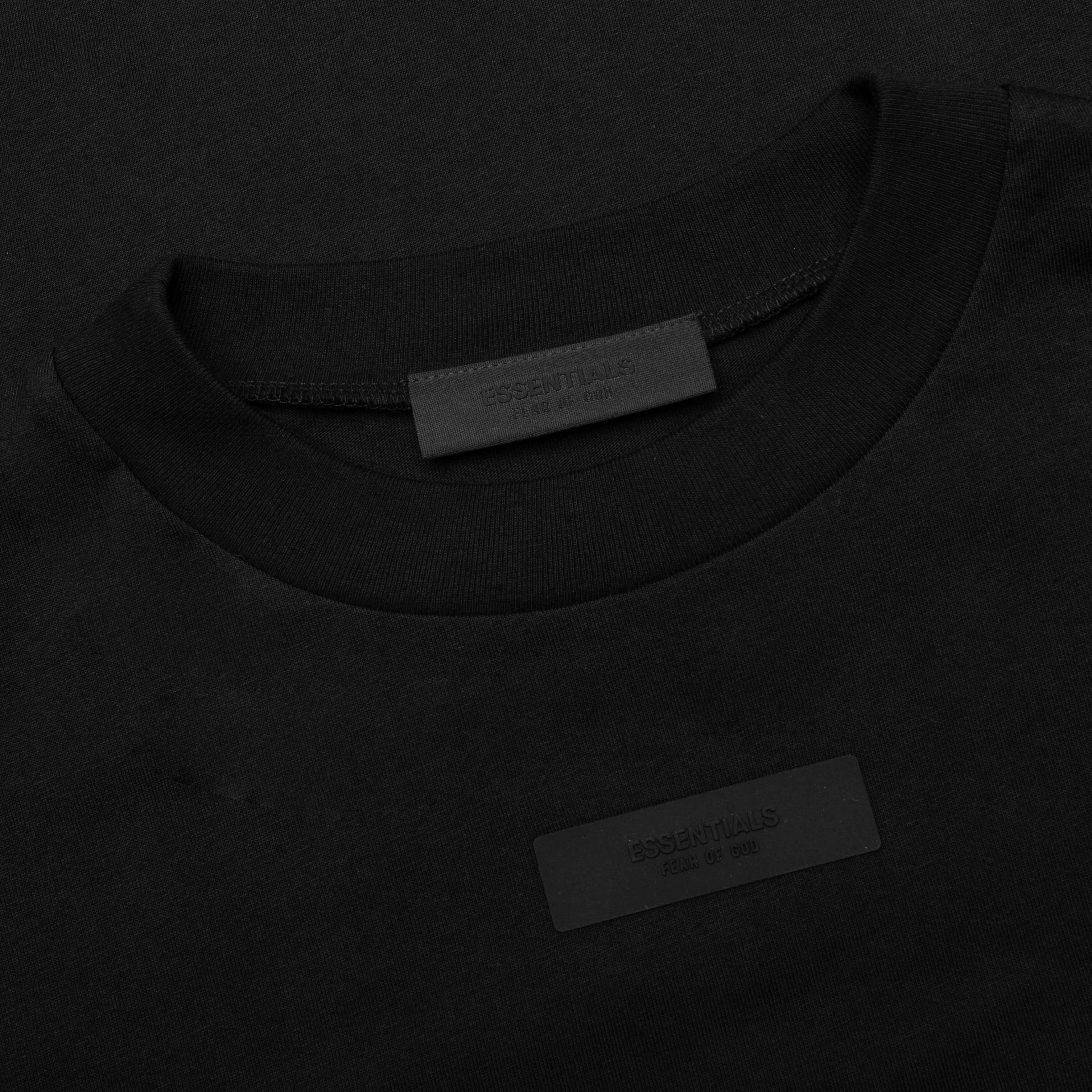 Essentials L/S Tee - Black Male Product Image