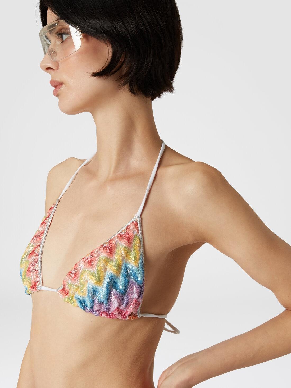 Coated cotton-blend lace bikini Multicoloured | Missoni Product Image