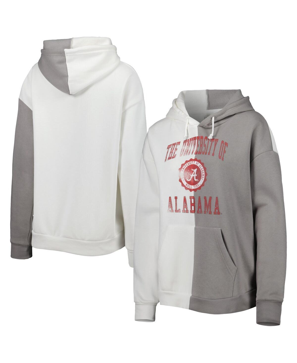 Womens Gameday Couture Gray Alabama Crimson Tide Split Pullover Hoodie Product Image