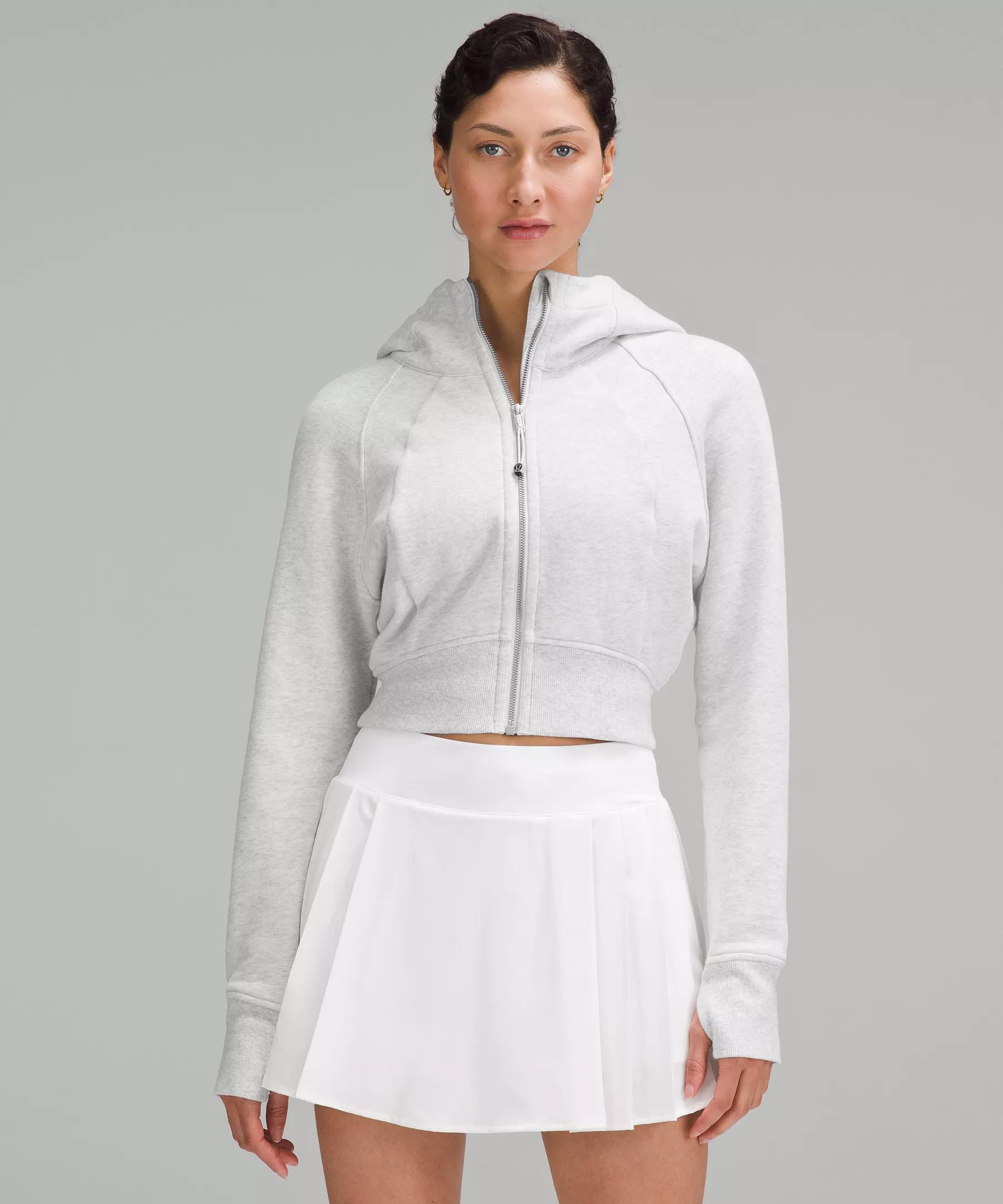 Scuba Full-Zip Cropped Hoodie Product Image