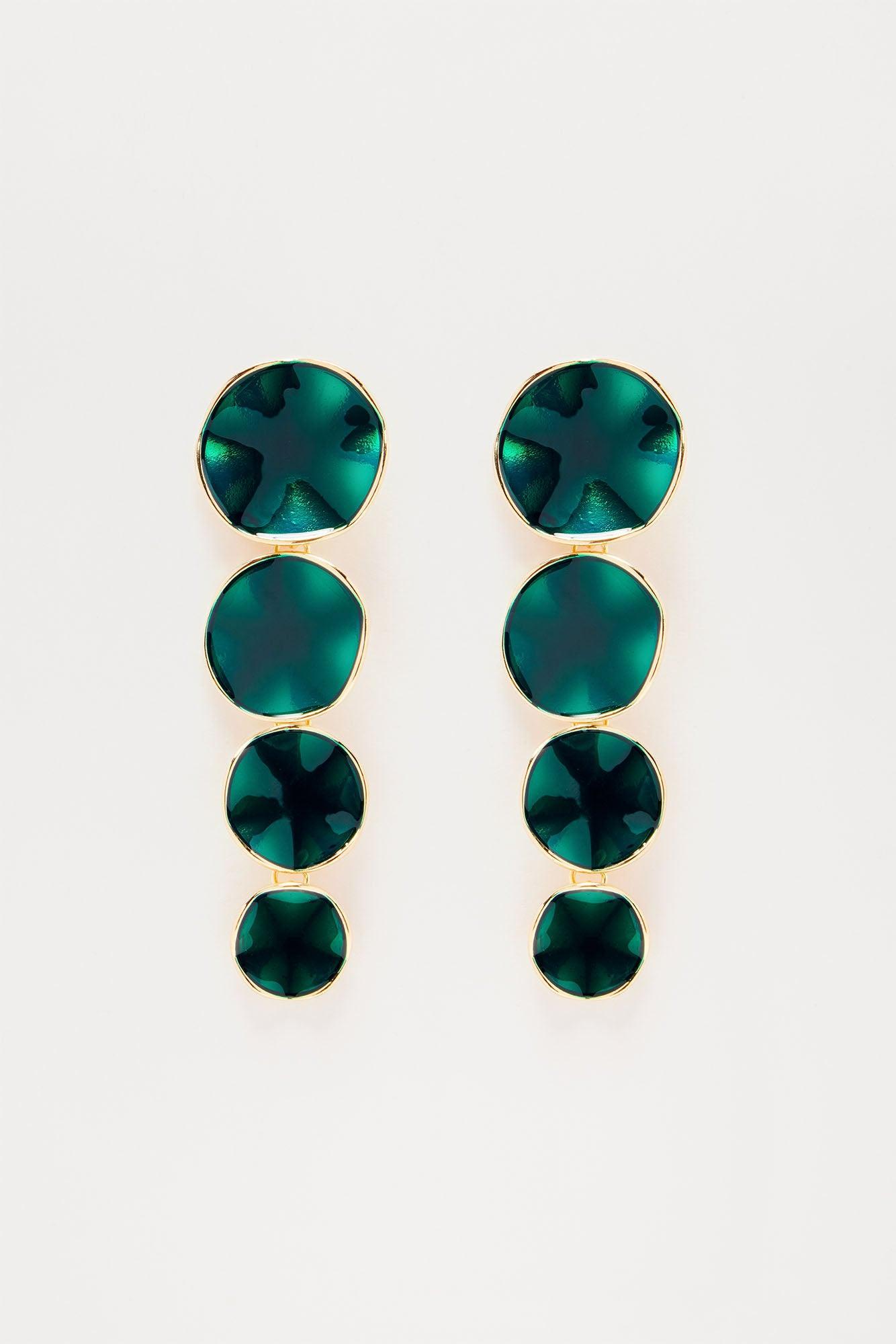 Most Elegant Earrings - Green Product Image