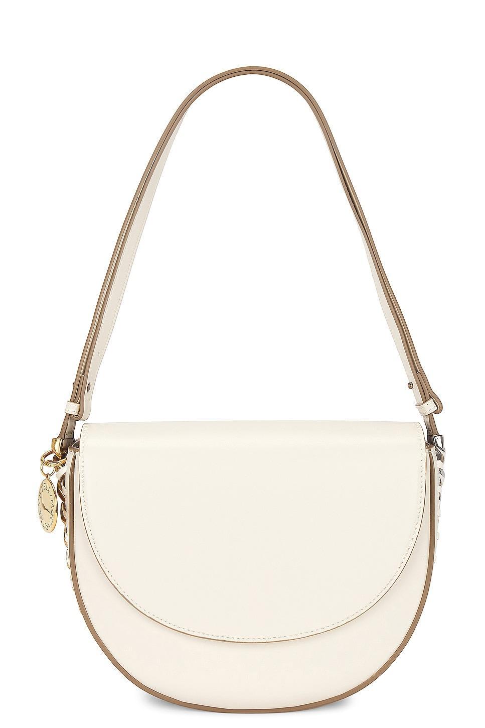 Stella McCartney Frayme Medium Flap Shoulder Bag Alter Mat Product Image