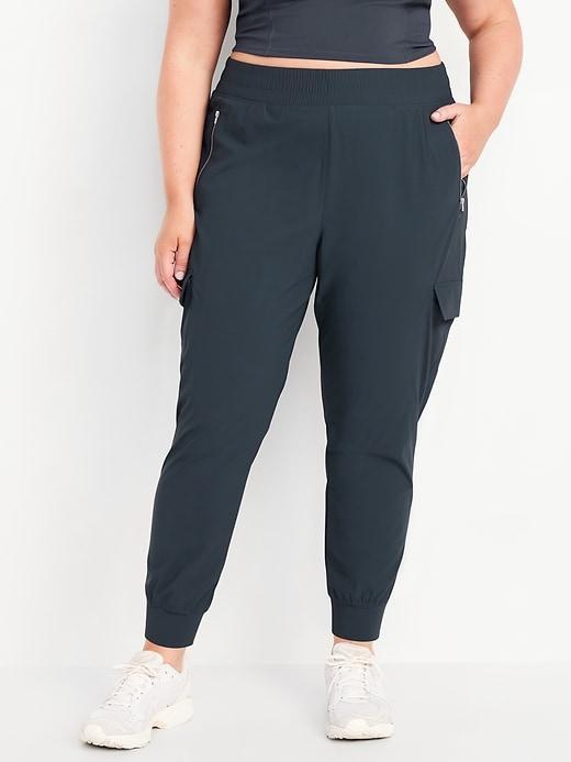 High-Waisted SleekTech Cargo Joggers Product Image