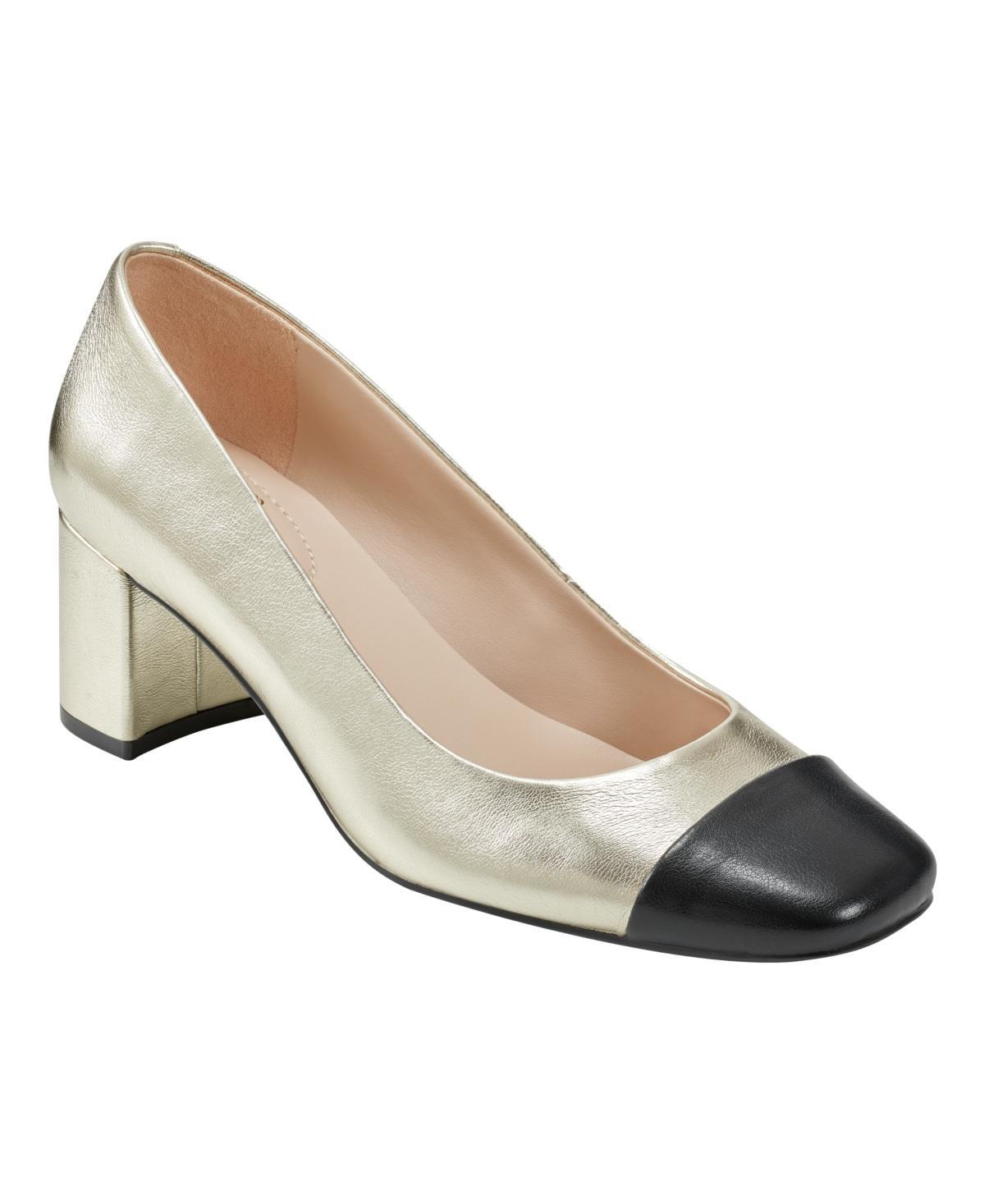 Bandolino Candy (Cream Patent/Black) High Heels Product Image