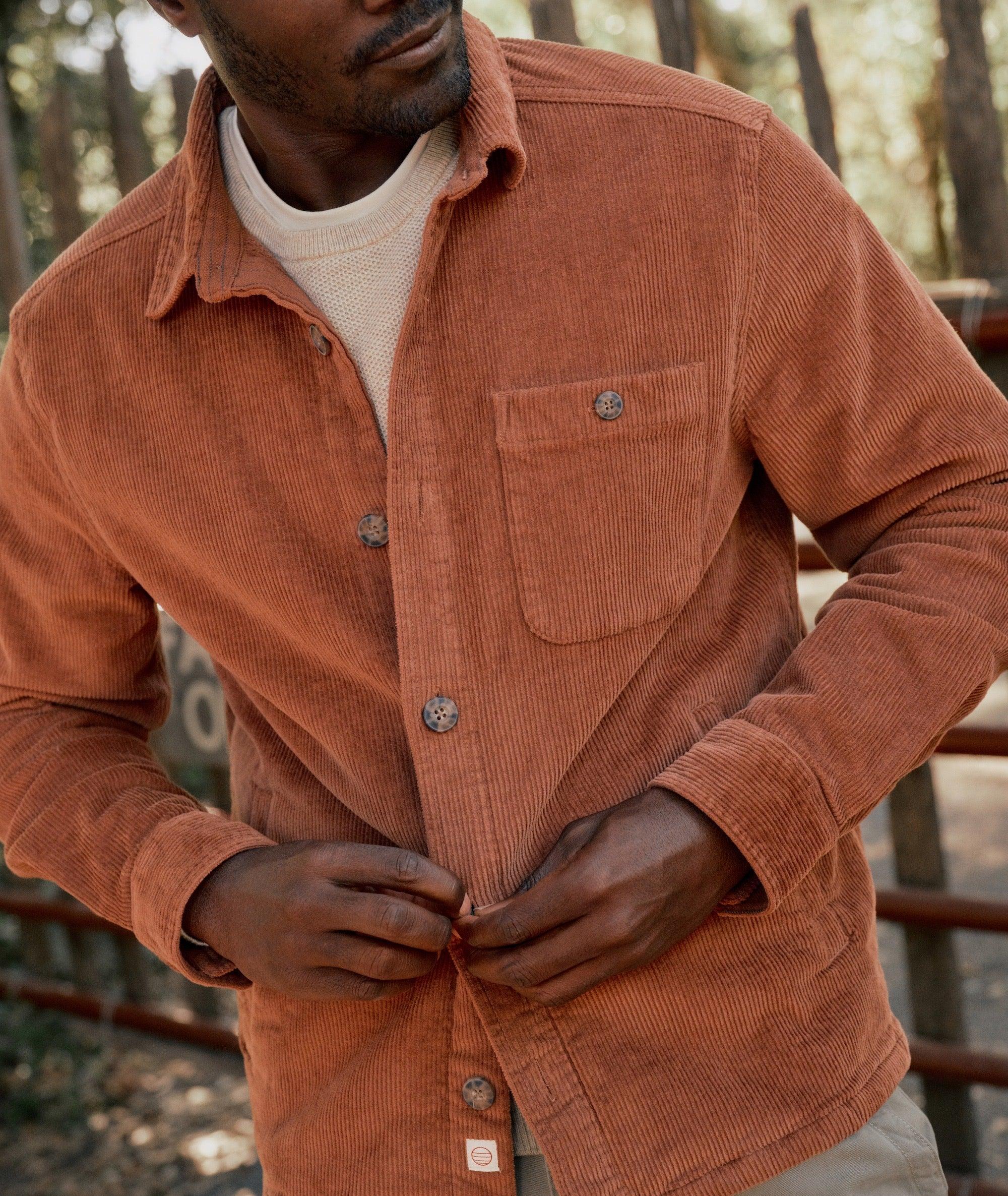 Max Stretch Corduroy Overshirt Product Image