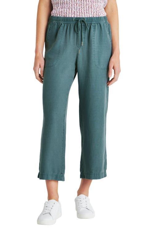 Womens Angie Drawstring Wide-Leg Crop Pants Product Image