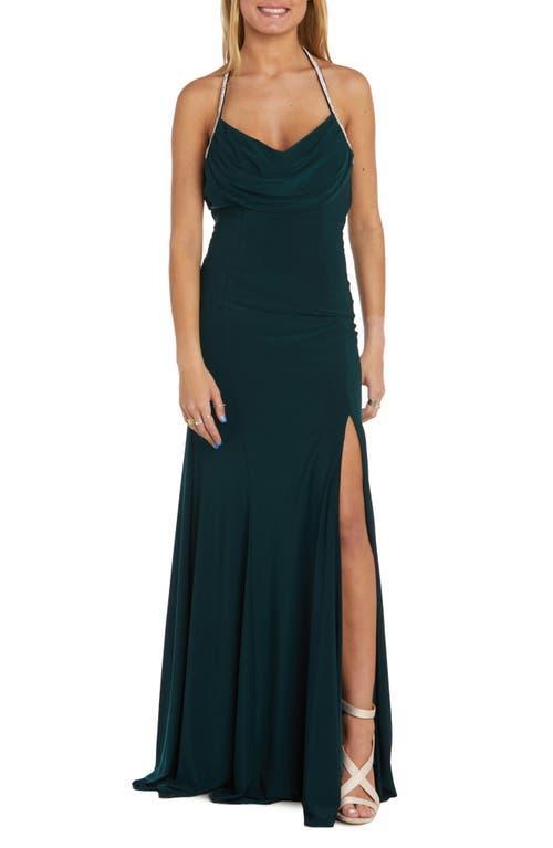 Morgan & Co. Drape Front Gown Product Image