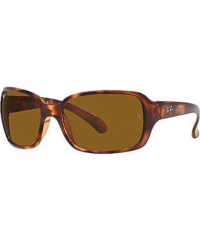 Ray-Ban Womens 0RB4068 60mm Havana Rectangle Sunglasses Product Image