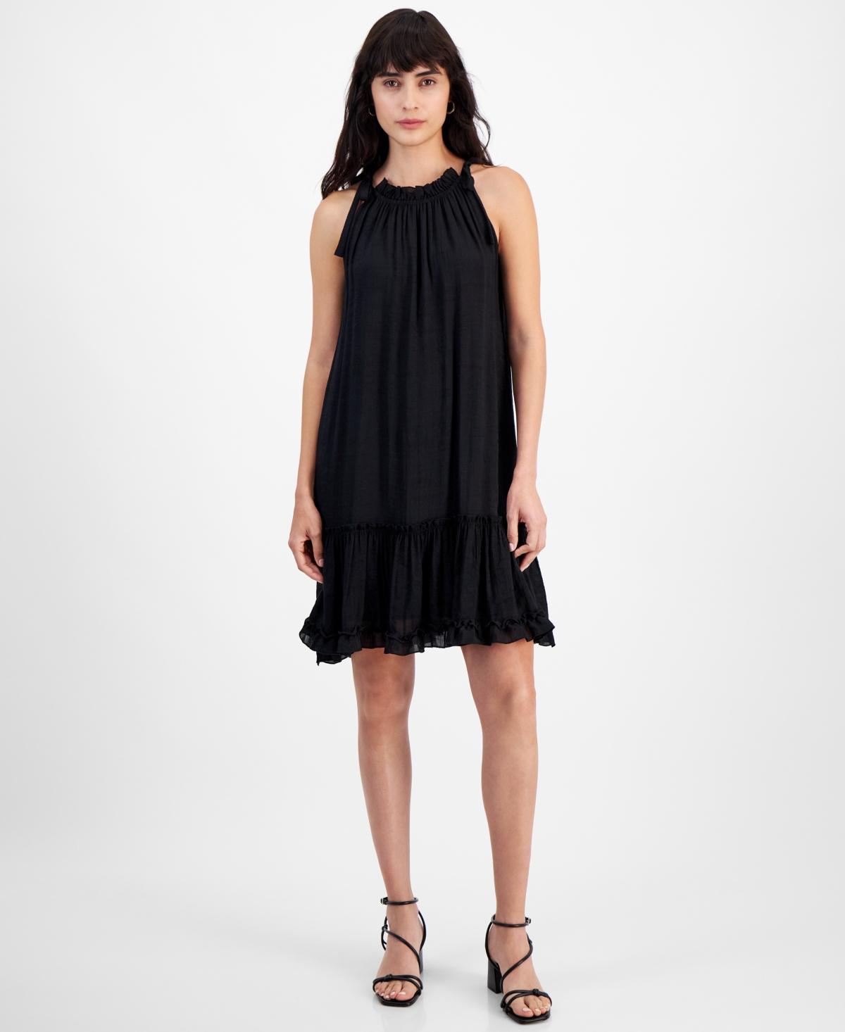 Robbie Bee Womens Ruffled A-Line Dress Product Image