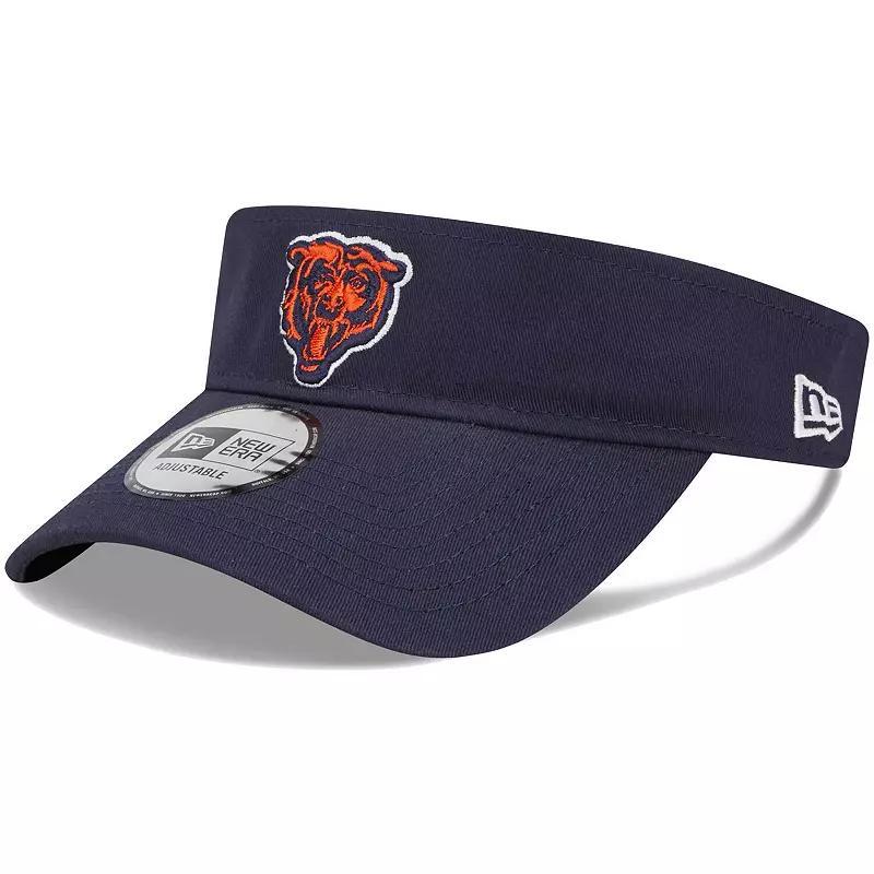 Mens New Era Navy Chicago Bears Main Adjustable Visor Product Image