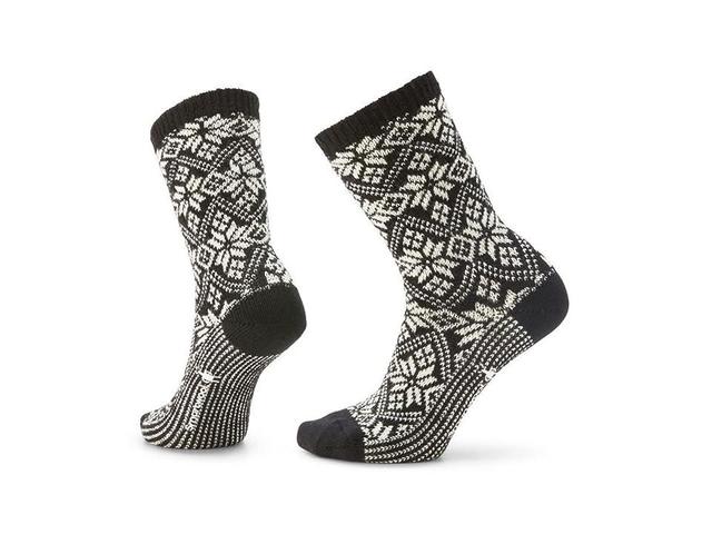 Smartwool Everyday Traditional Snowflake Crew Socks Women's No Show Socks Shoes Product Image