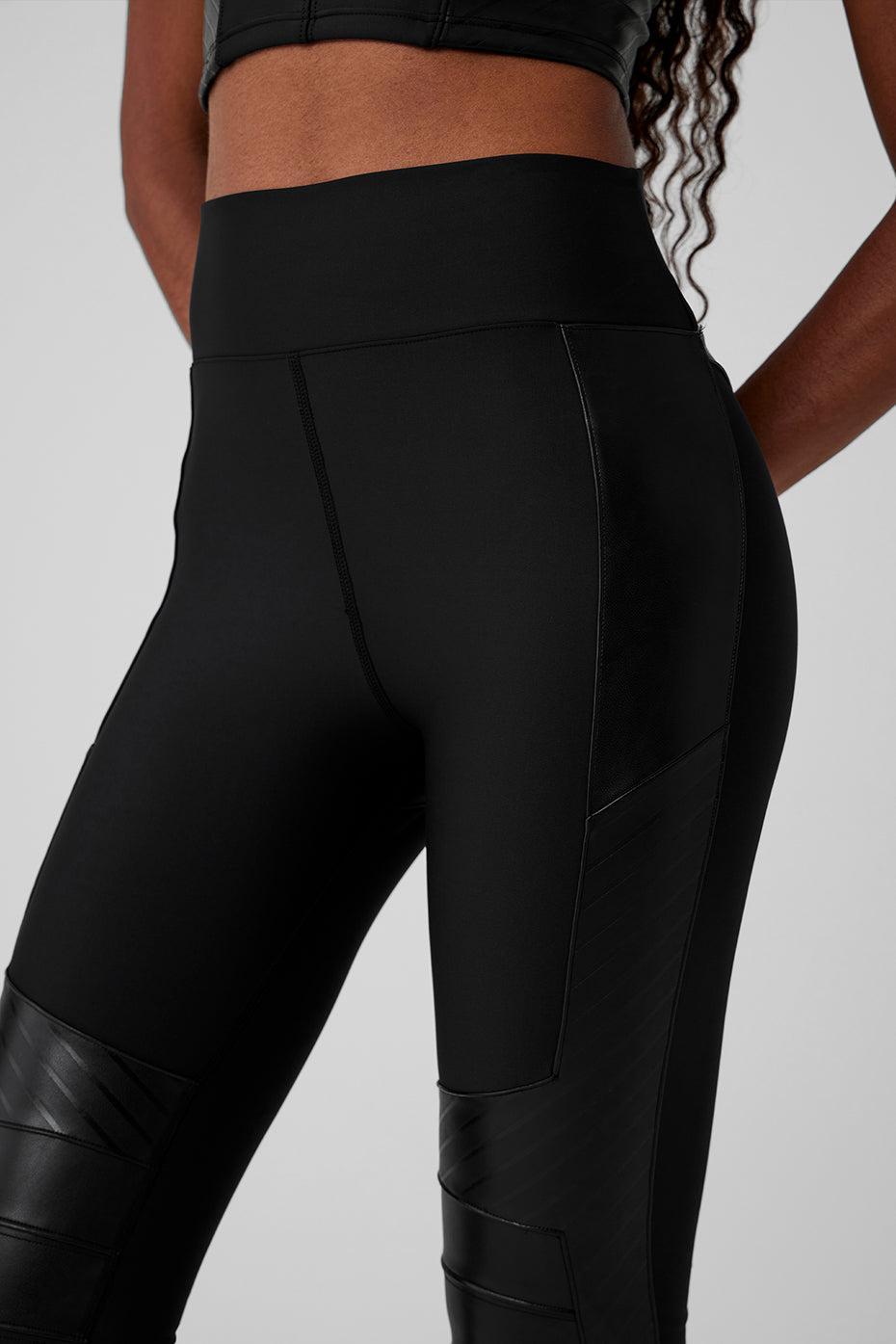 Airlift Winter Warm High-Waist Supermoto Legging - Black Female Product Image