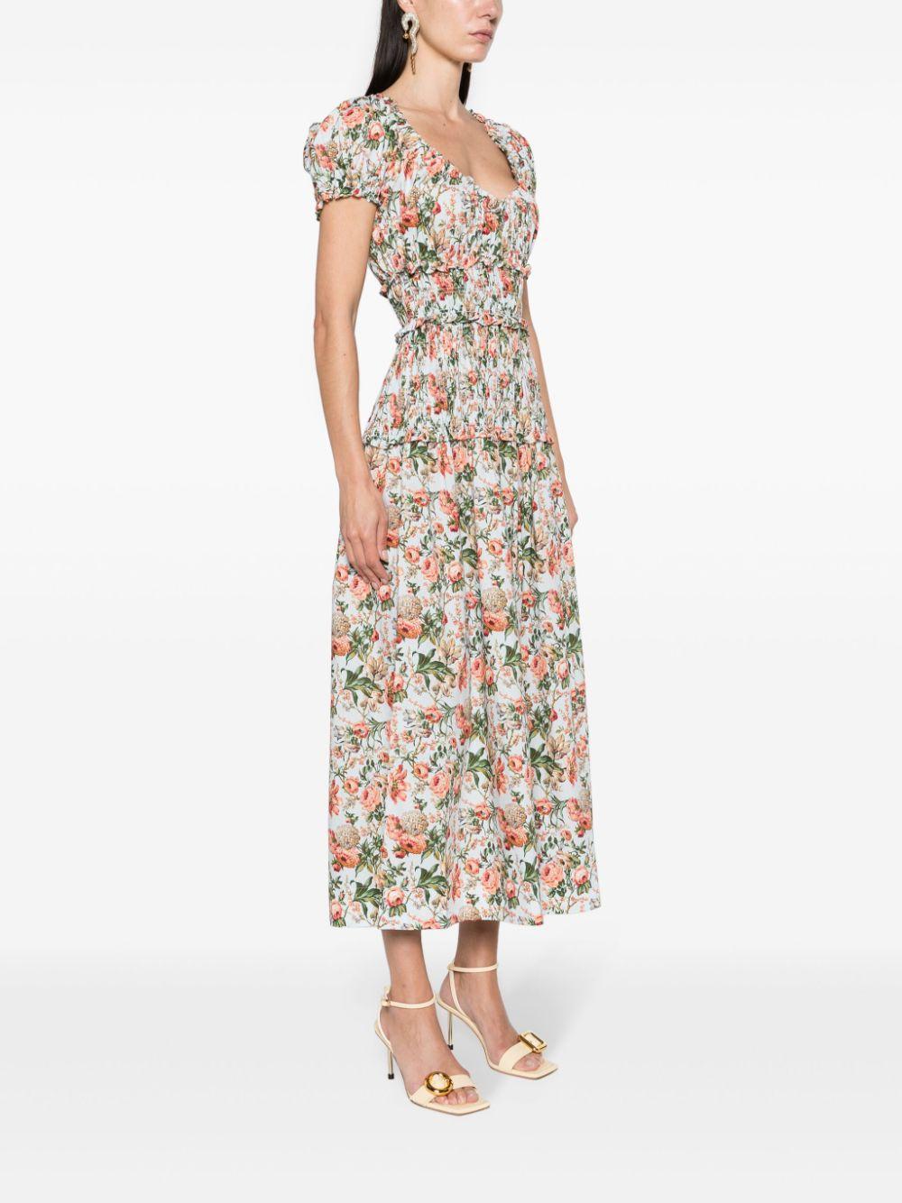 Leanne poplin midi dress Product Image