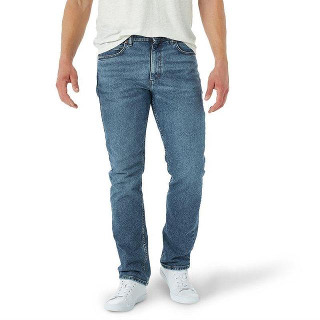 Mens Lee Legendary Athletic-Fit Tapered Jeans Dark Blue Product Image