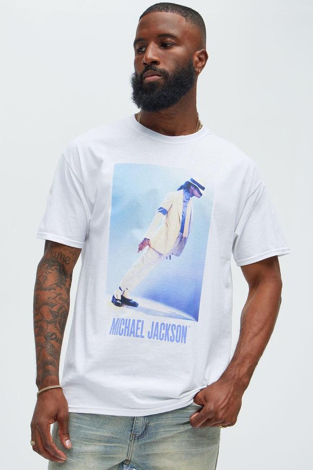 Michael Jackson Smooth Criminal Short Sleeve Tee - White Product Image