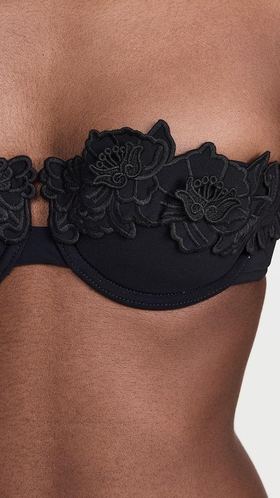 Zimmermann Halliday Embroidery Bra Swim Top | Shopbop Product Image