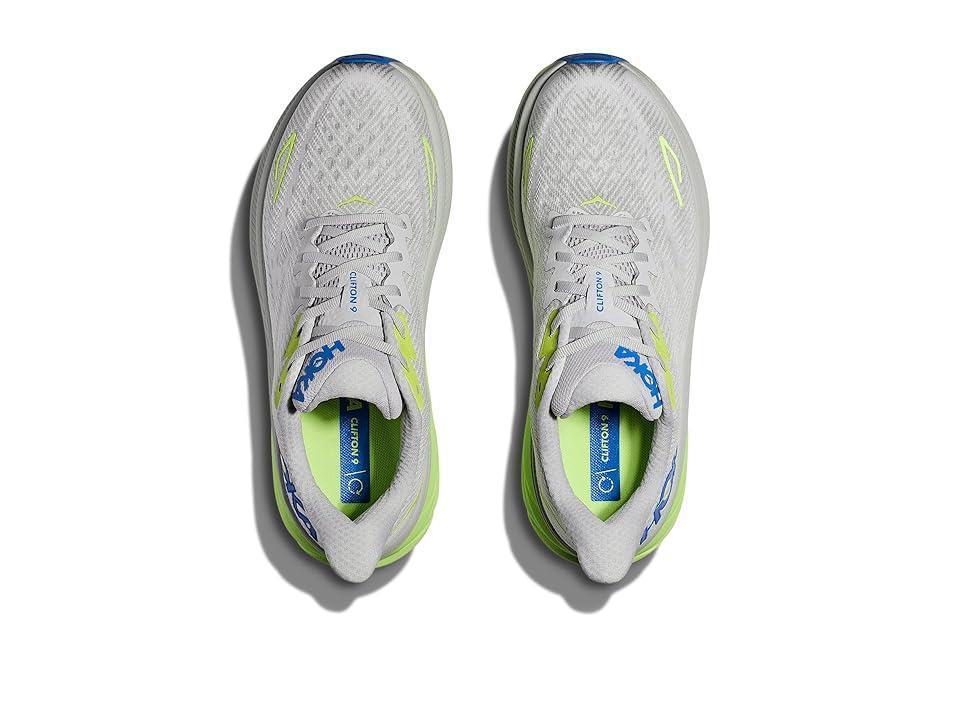 Hoka Men's Clifton 9 (Stardust/Electric Cobalt) Men's Shoes Product Image