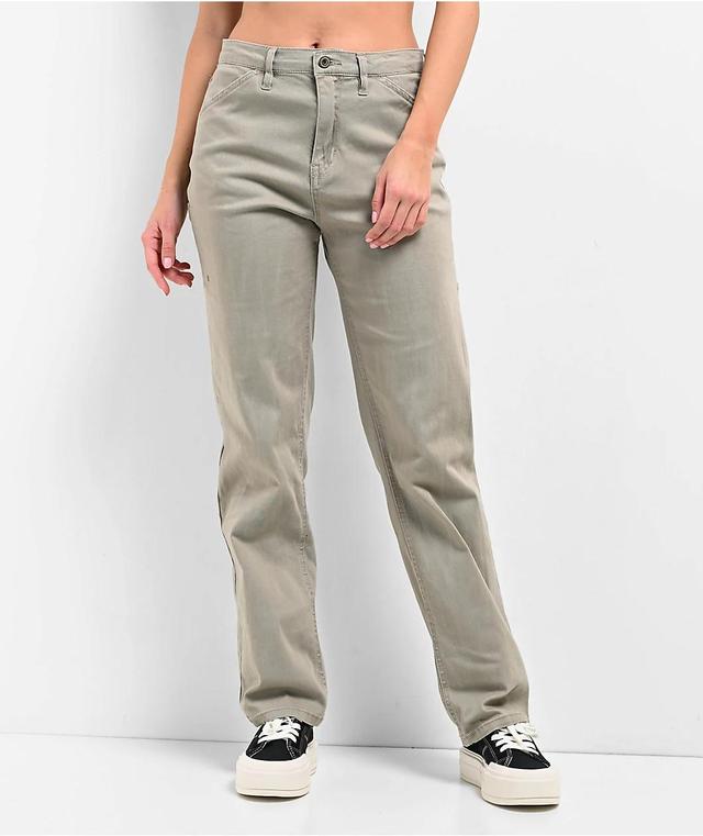 UnionBay Connor Straight Leg Charcoal Pants Product Image