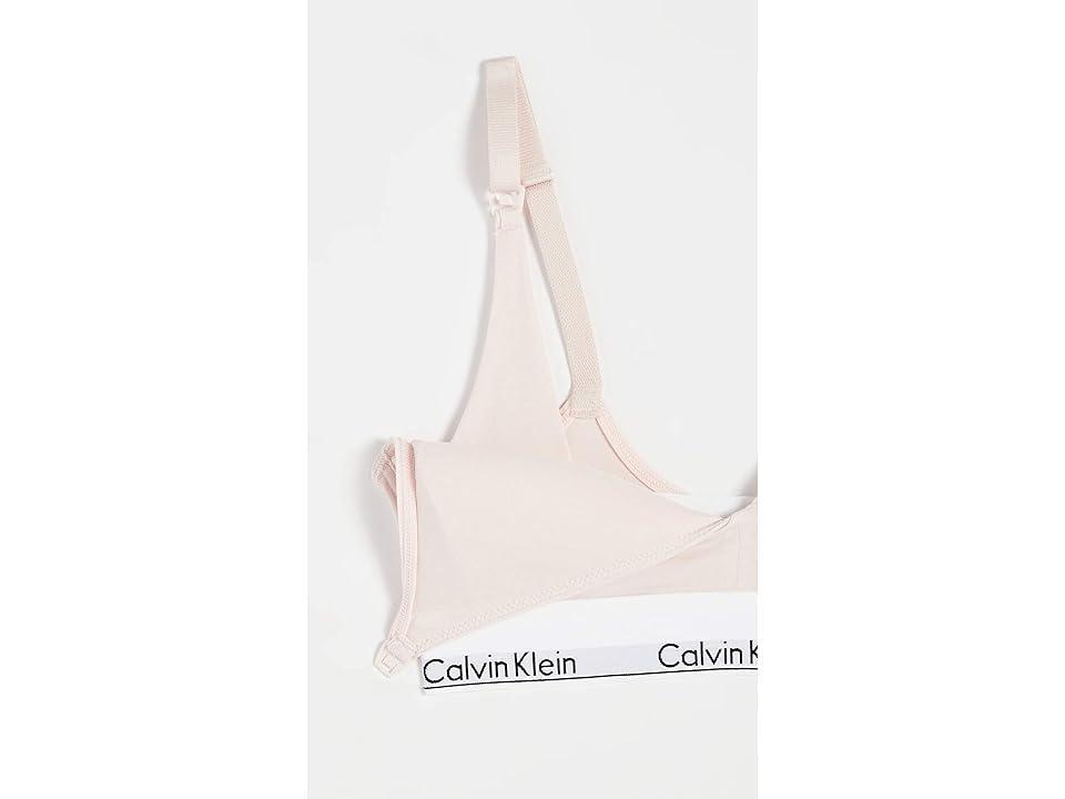 Calvin Klein Women's Modern Cotton Lightly Lined Triangle Nursing Bra (Nymph's Thigh) Women's Bra Product Image