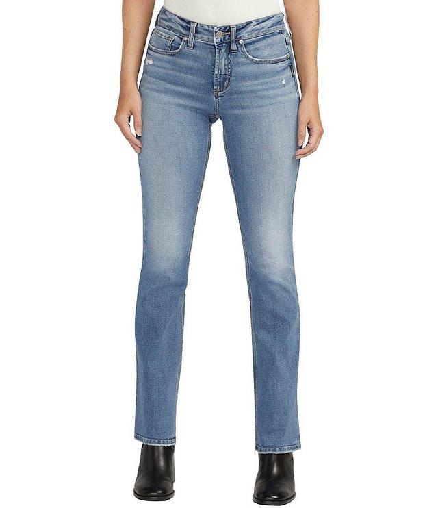 Silver Jeans Co. Suki Mid Rise Power Stretch Slim Bootcut Jeans Product Image