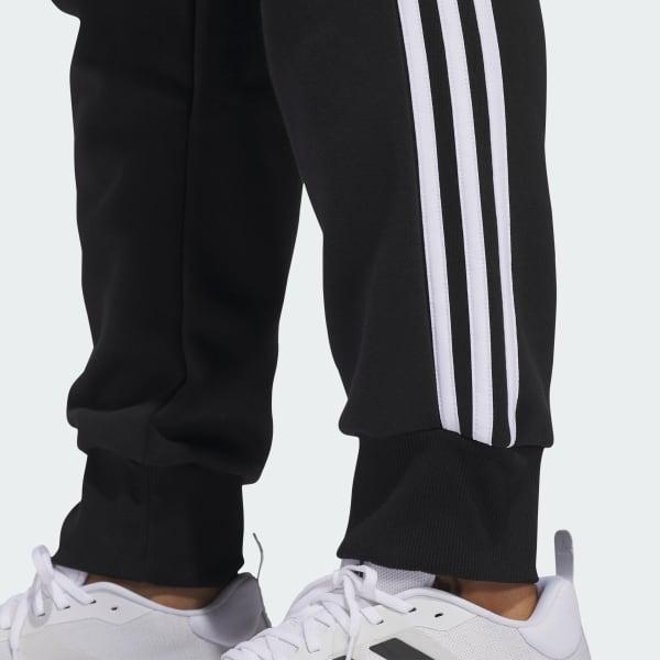 Essentials 3-Stripes Fleece Pants (Plus Size) Product Image