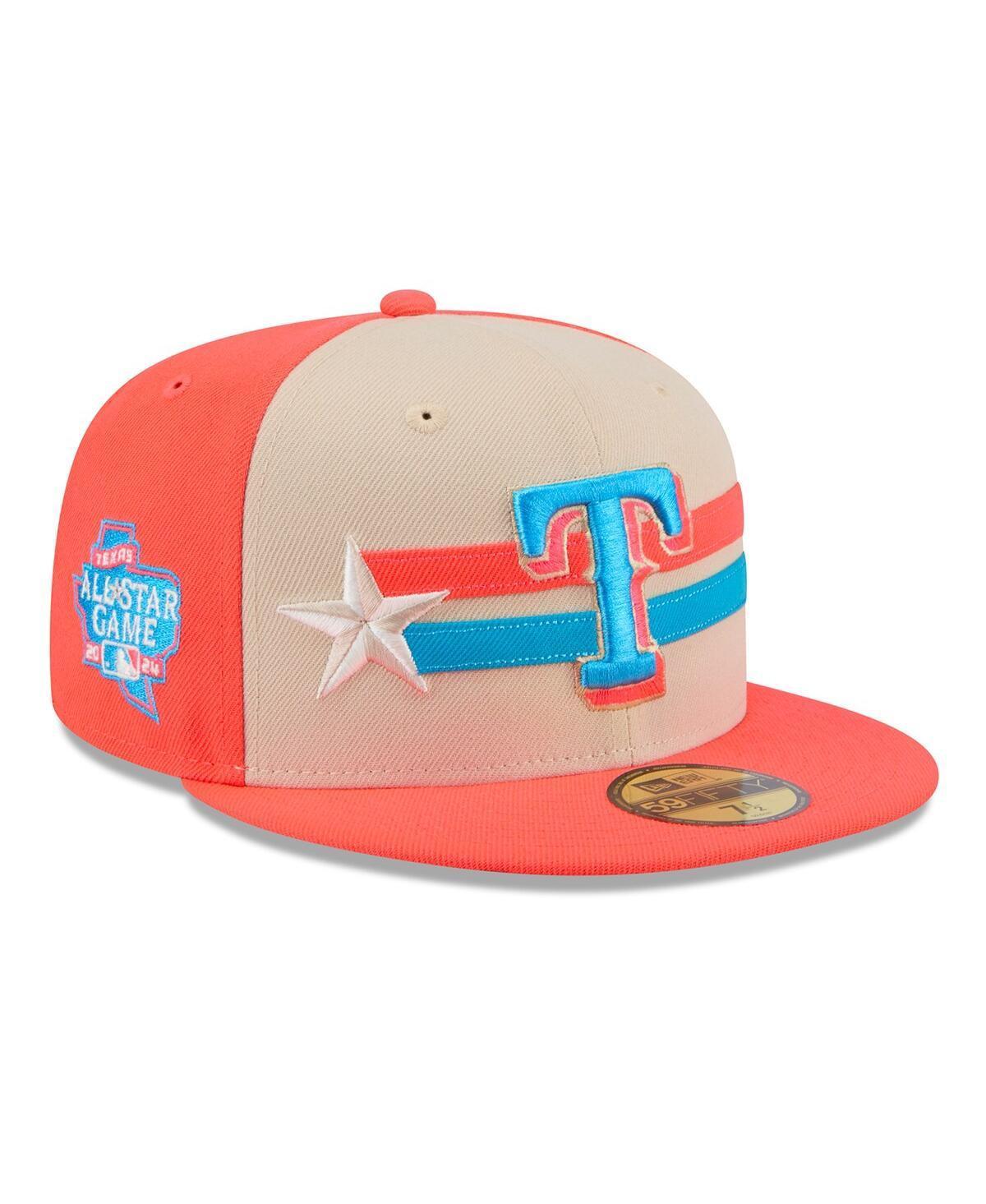 Mens New Era Cream Texas Rangers 2024 MLB All-Star Game 59FIFTY Fitted Hat Product Image