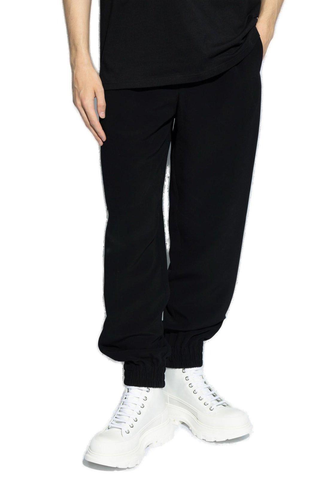 Elastic Waist Trousers In Black Product Image