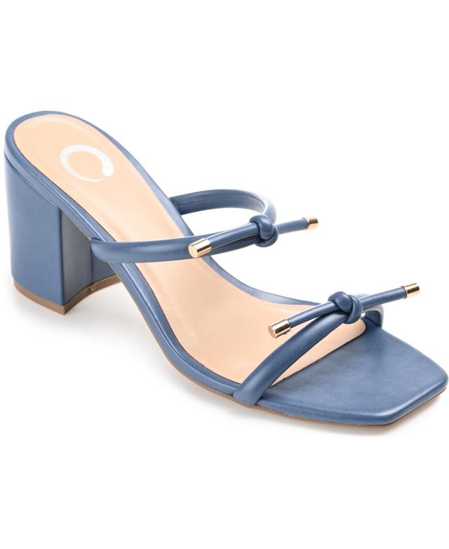 Journee Collection Womens Jessa Knotted Sandals Product Image