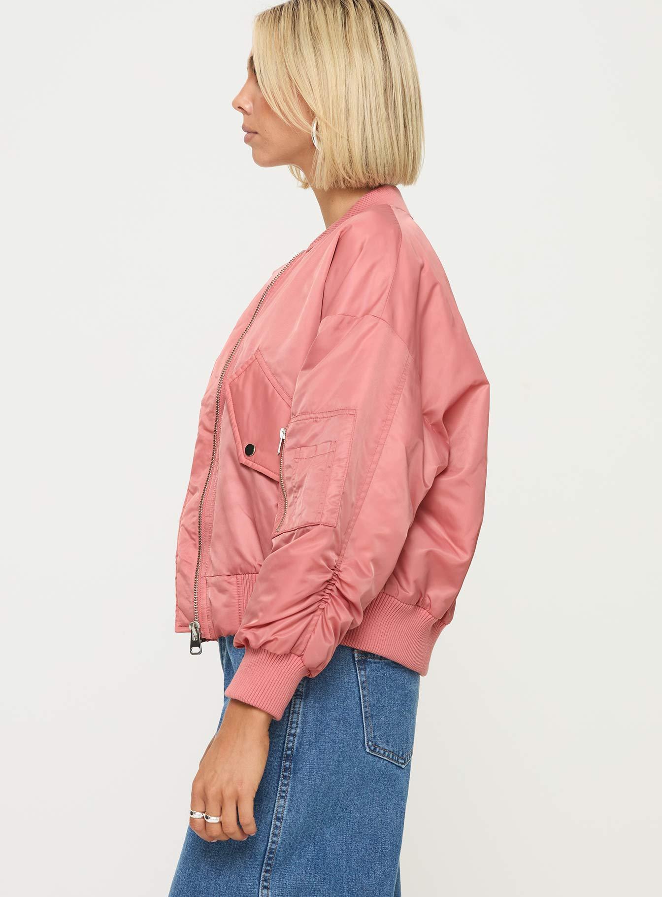 Regarn Bomber Jacket Dusted Rose Product Image