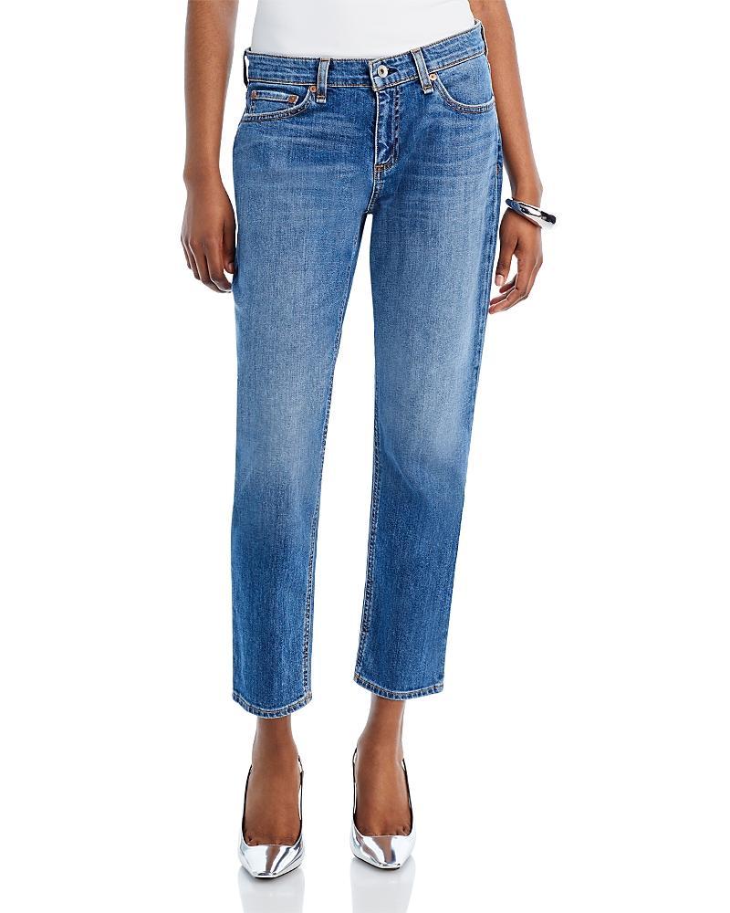 Womens Dre Low-Rise Slim Boyfriend Jeans product image