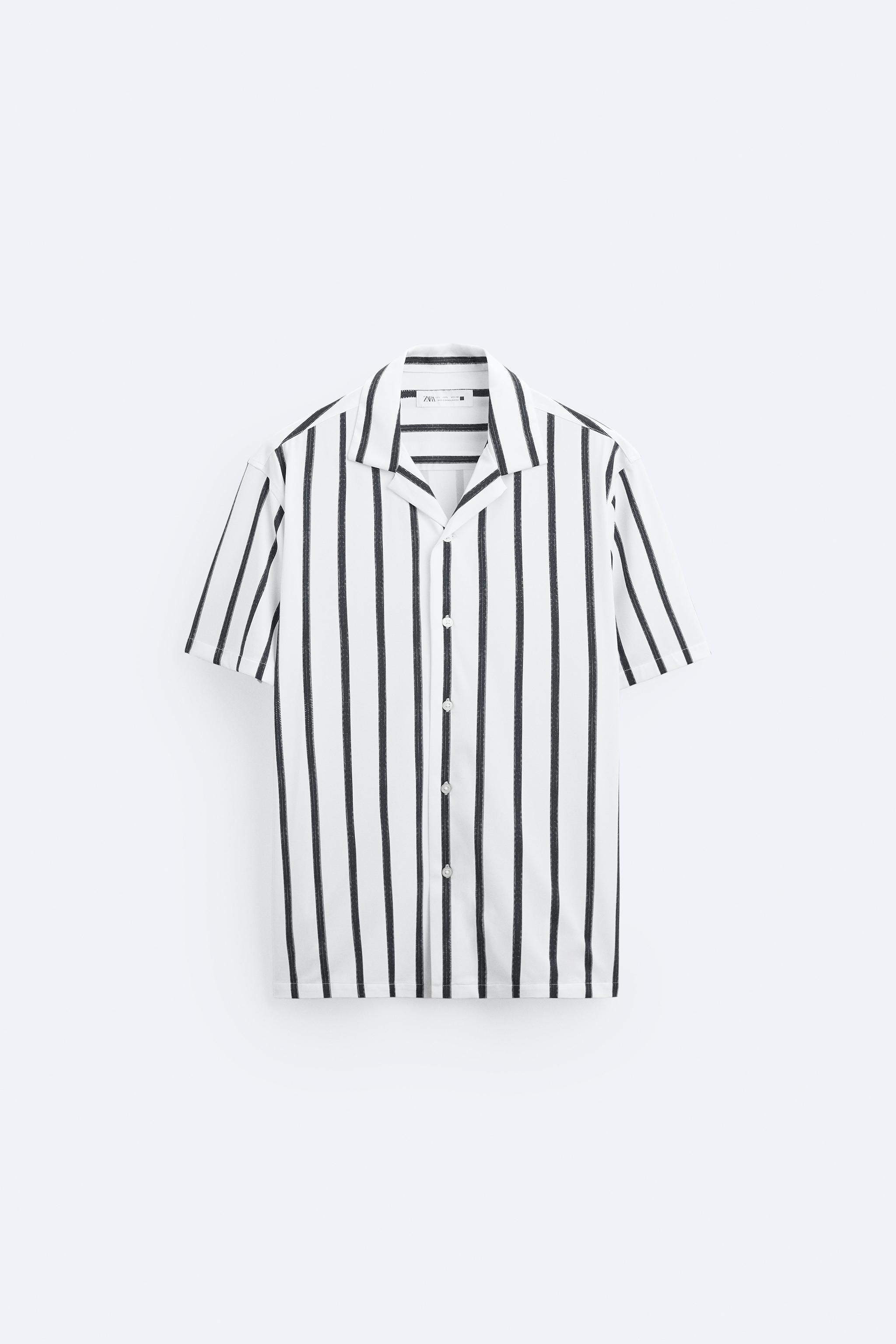 STRIPED STRETCH SHIRT Product Image