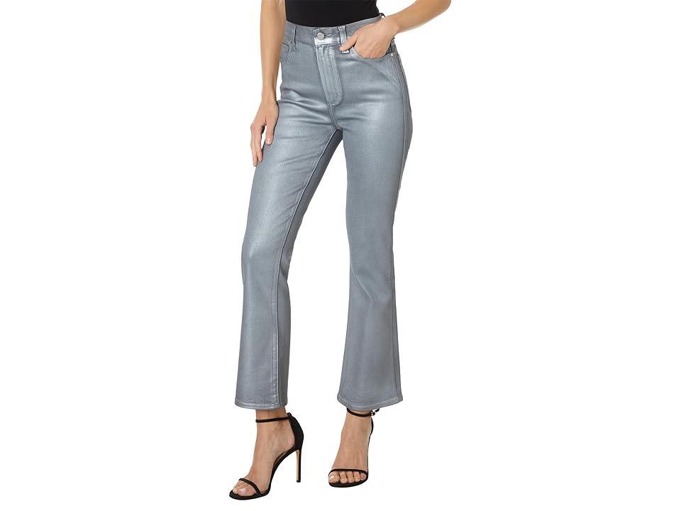 Paige Claudine Shimmer Luxe Coating (Silver Shimmer Luxe Coating) Women's Jeans Product Image