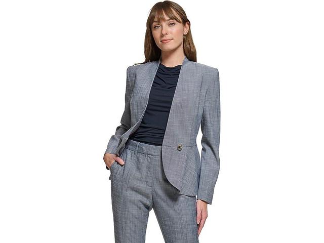 Tommy Hilfiger Peplum Jacket (Midnight ) Women's Clothing Product Image