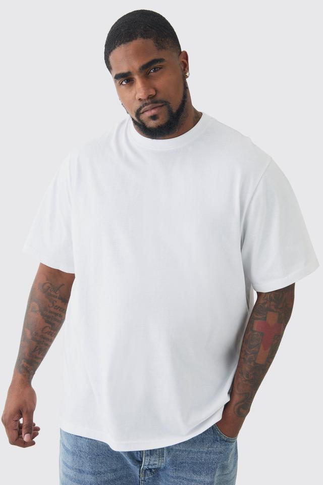 Plus 2 Pack Basic T-shirt | boohooMAN USA Product Image